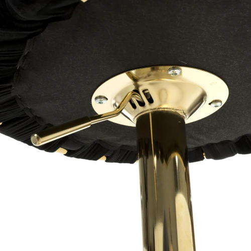 Bellaire Brushed Velvet Black Bar Stool - Image 10