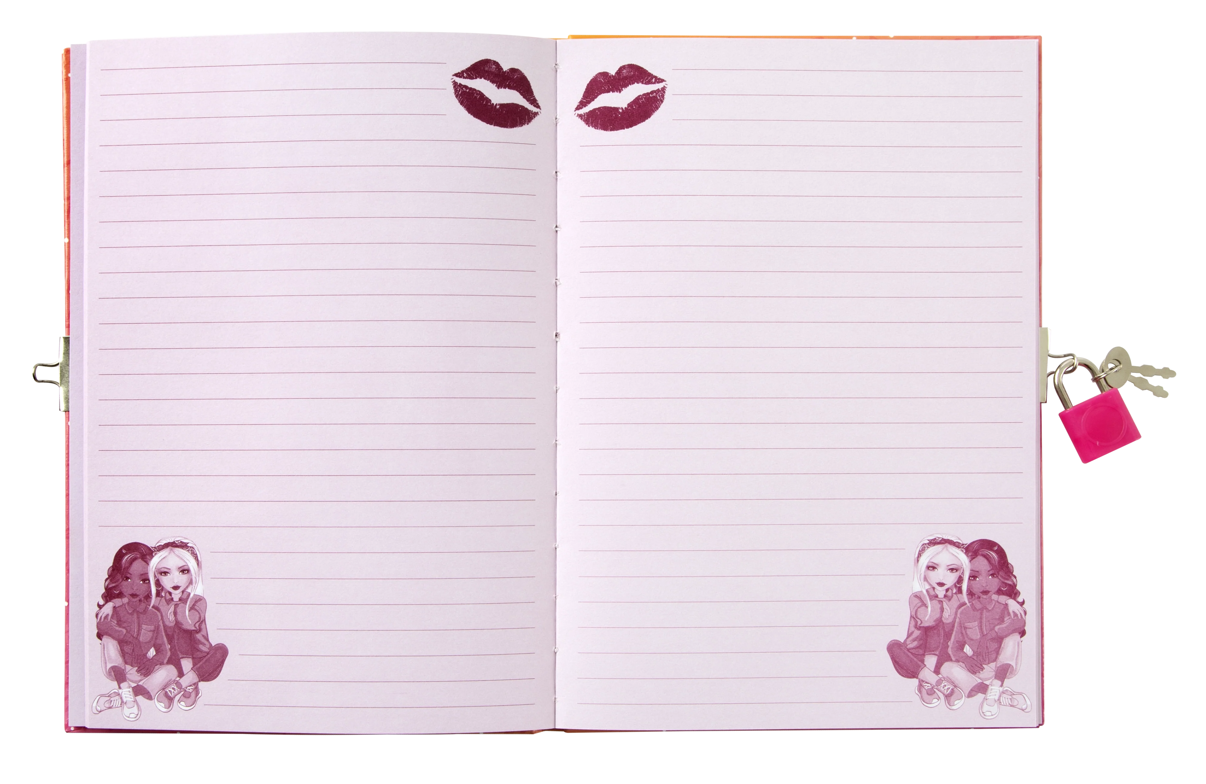 Besties A5 Diary 60 Sheets With Key & Lock - Image 6