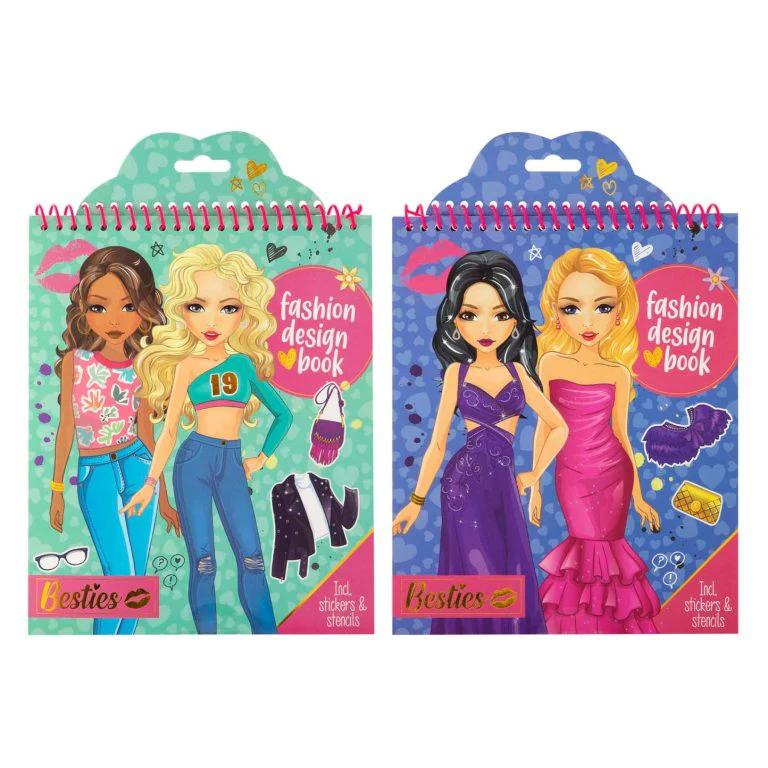 Besties Fashion Design Book