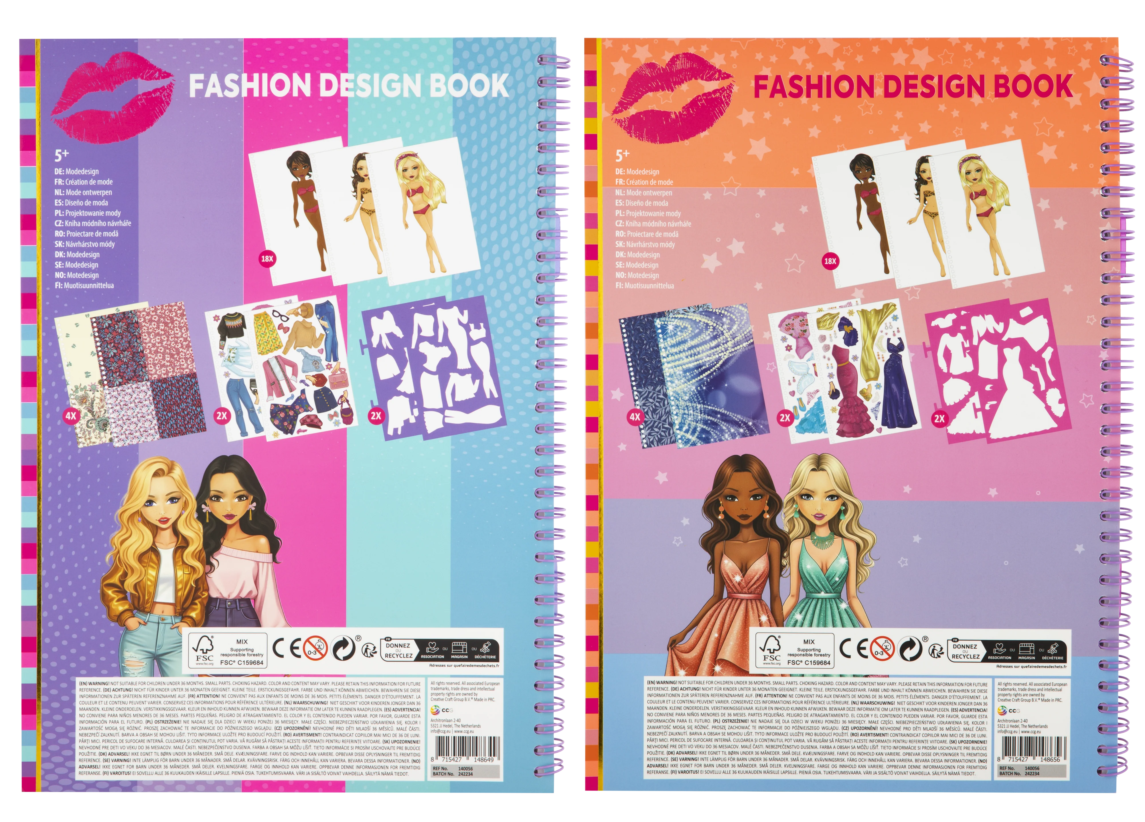 Besties Fashion Design Book - Image 2