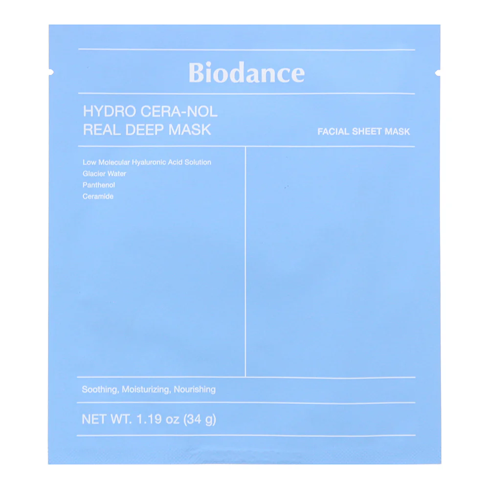 Biodance Hydro Cera-Nol Real Deep Mask Sheet 34g