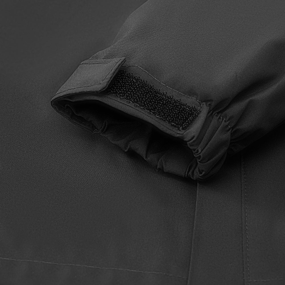Black Waterproof Softshell Jacket with Hood - Image 6