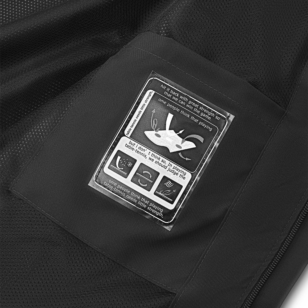 Black Waterproof Softshell Jacket with Hood - Image 7