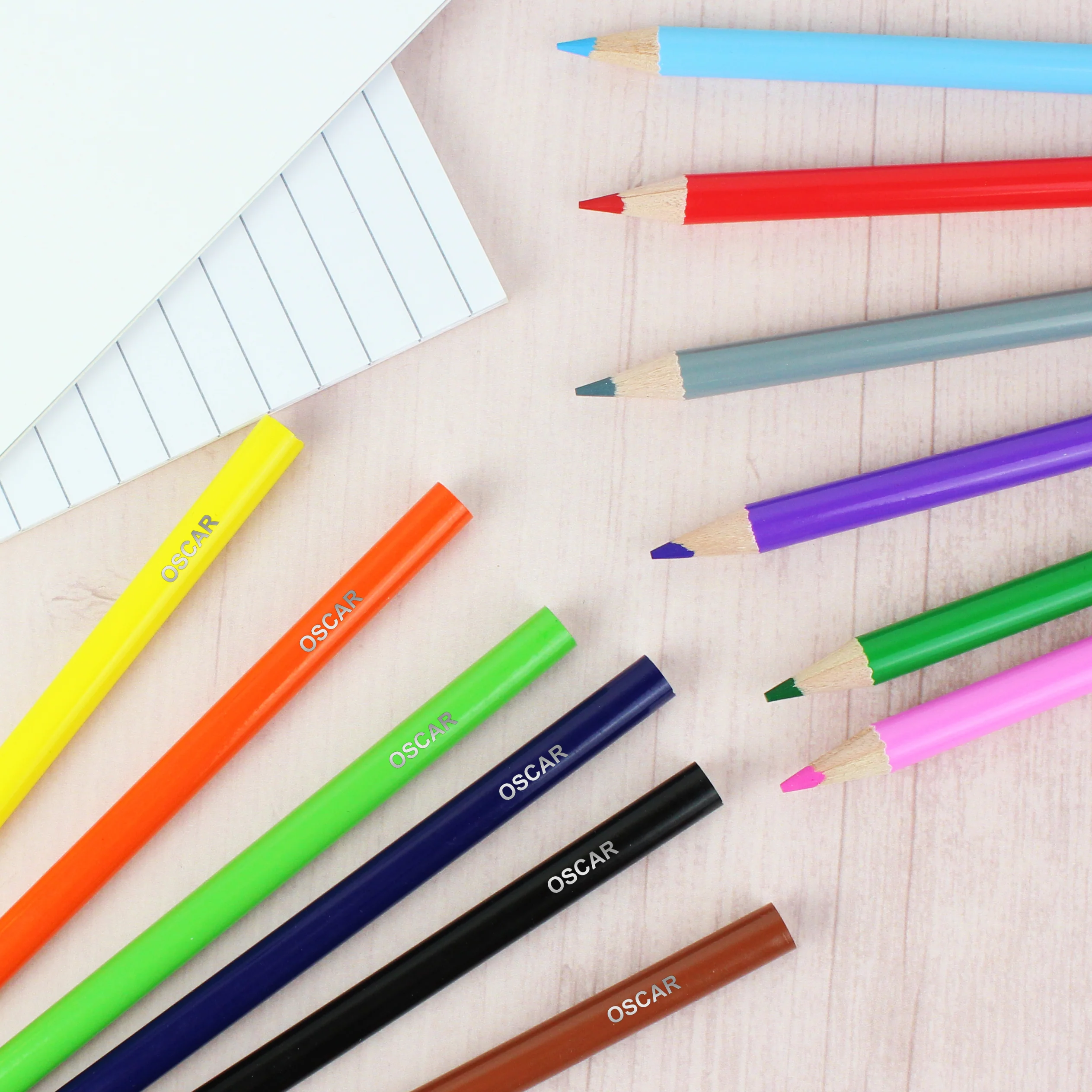 Blue Dinosaur Pencil Case with Personalised Pencils & Crayons - Image 4