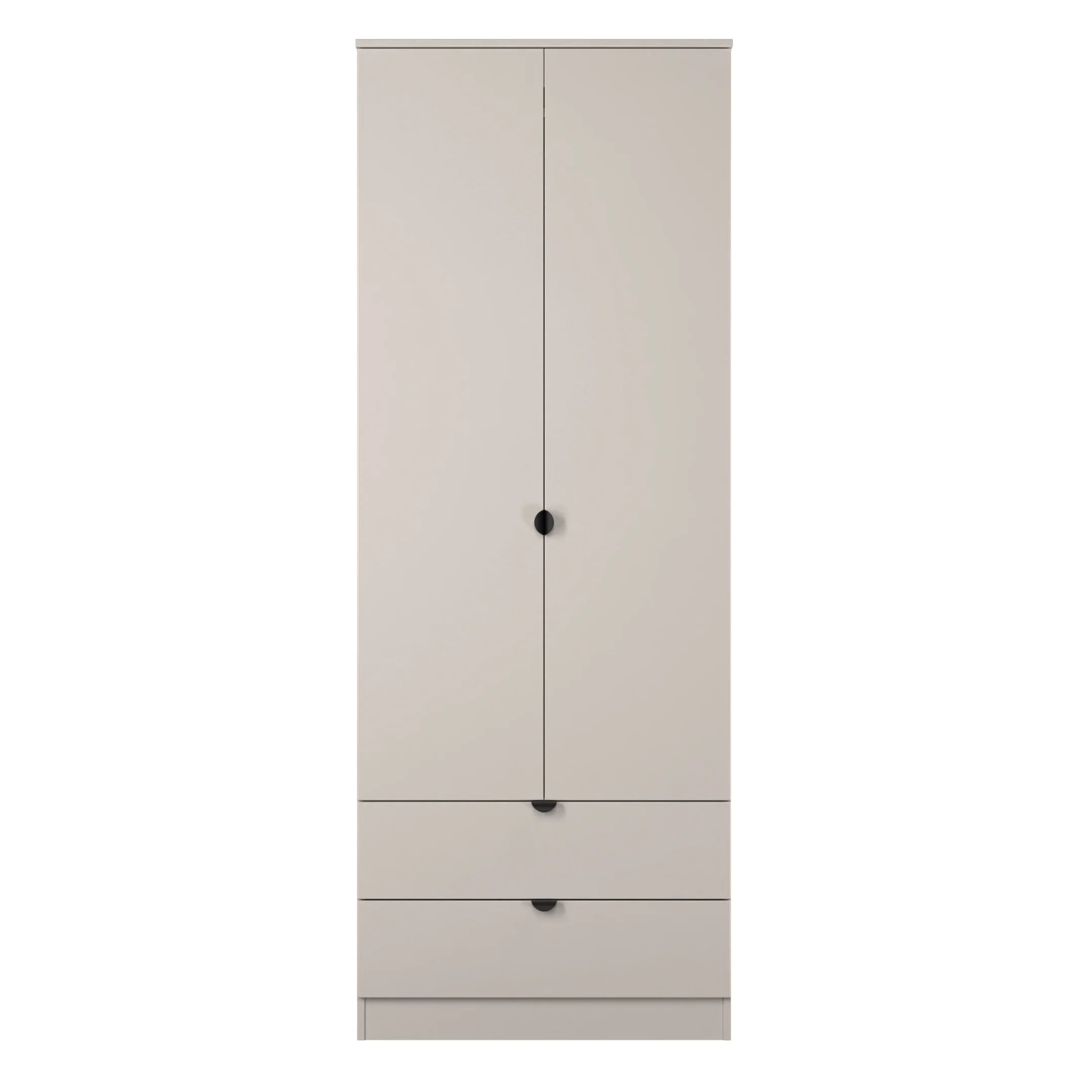 Bora Tall 2 Door 2 Drawer Robe in Kashmir - Ready Assembled