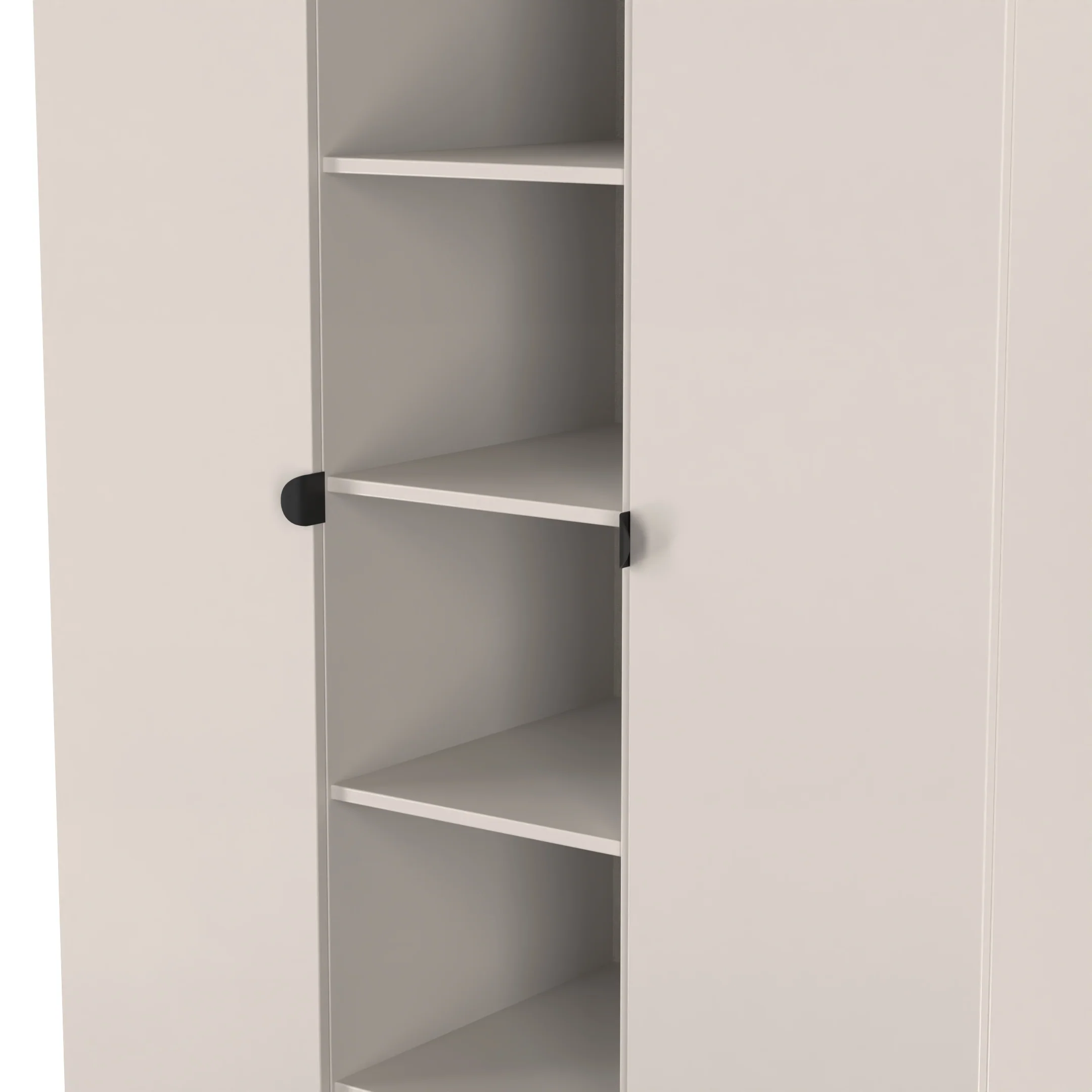 Bora Tall 3 Door Robe with shelves in Kashmir - Ready Assembled - Image 4