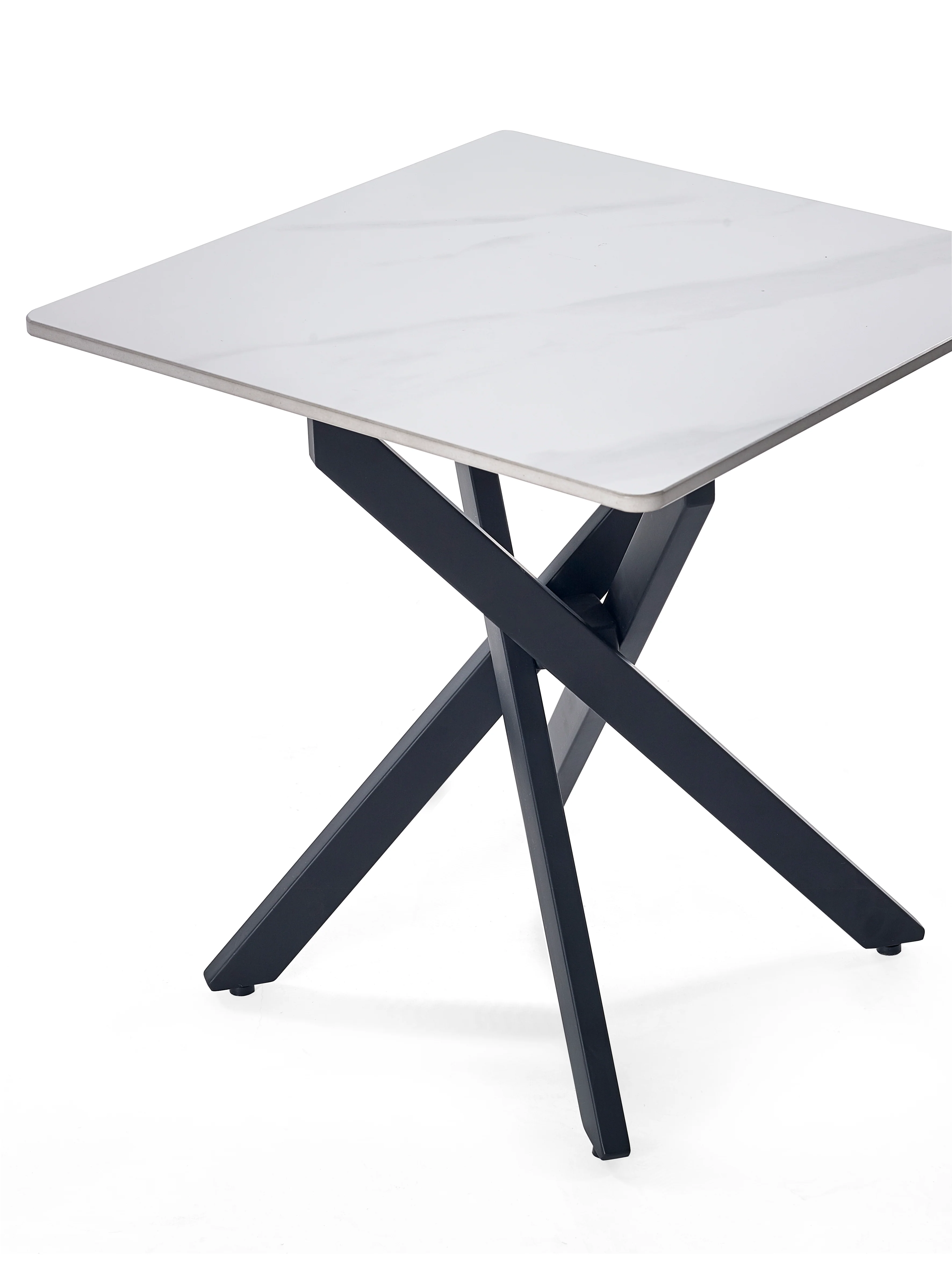 Bradley White Marble Lamp Table - Image 3