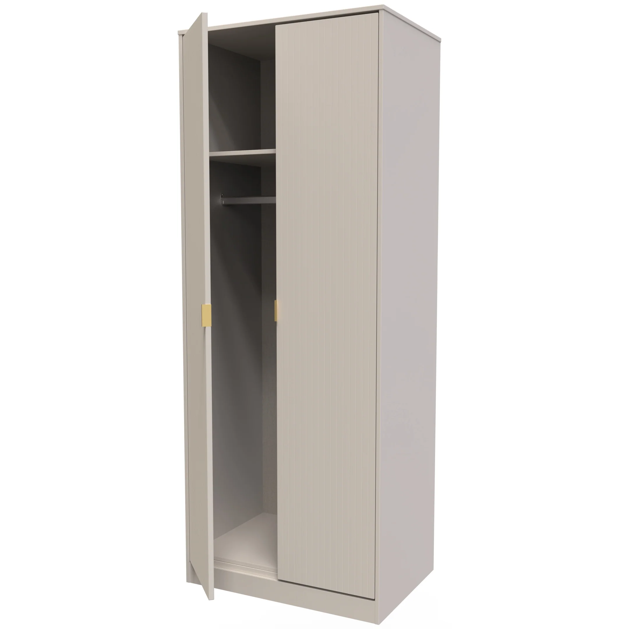 Breda Ready Assembled 2 Door Wardrobe in Kashmir Matt - Image 5