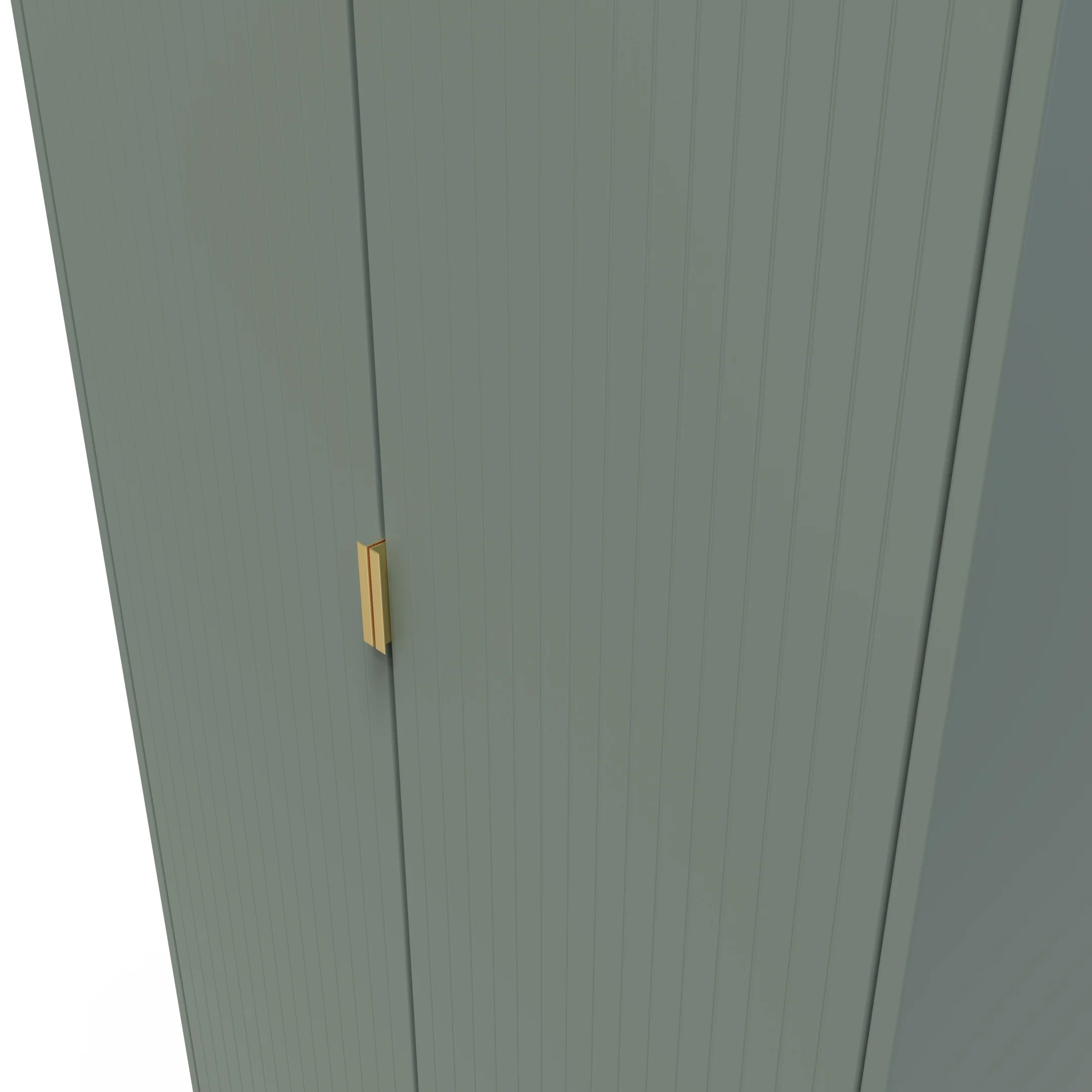 Breda Ready Assembled 2 Door Wardrobe In Reed Green - Image 4