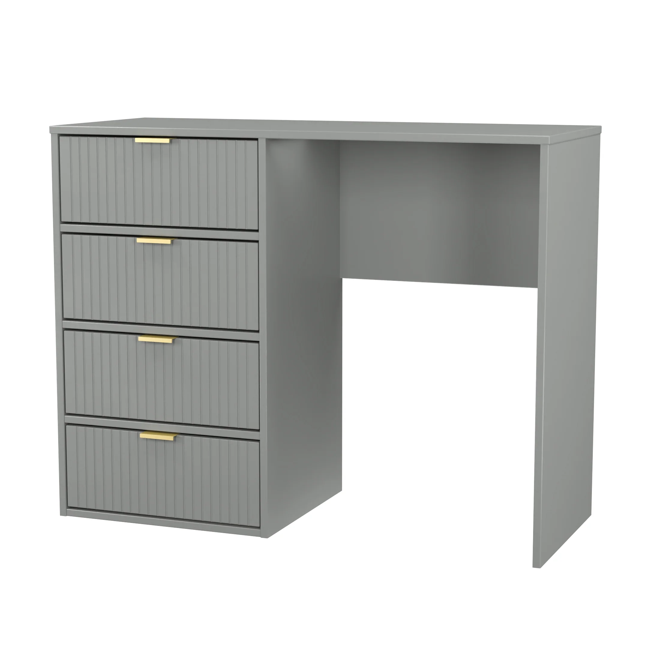 Breda Ready Assembled 4 Drawer Vanity in Dusk Grey - Image 5