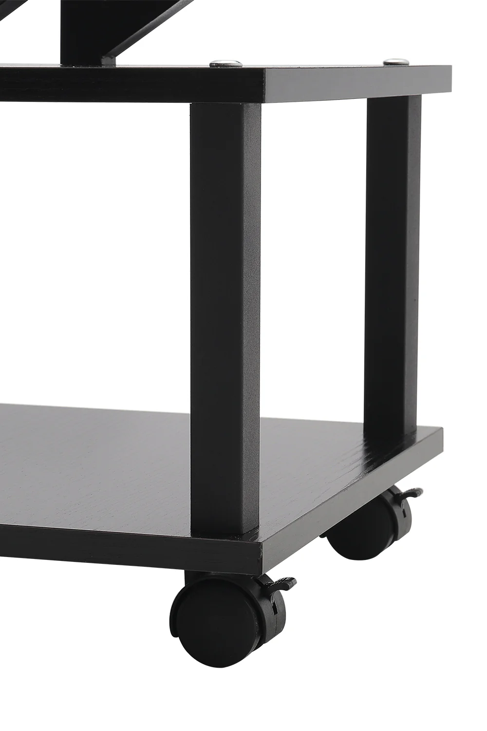 Breeins 2pcs Half-Moon-Shaped Plant Stand Display Shelf with Wheels - Image 4