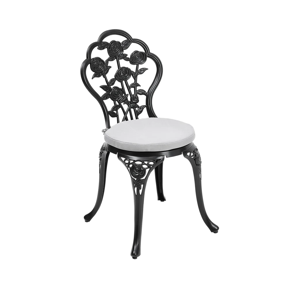 Breeins 3pcs Cast Aluminum Outdoor Bistro Dining Set - Image 9
