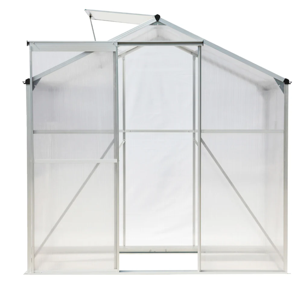 Breeins 4x6ft Aluminium Hobby Greenhouse With Window Opening - Image 3