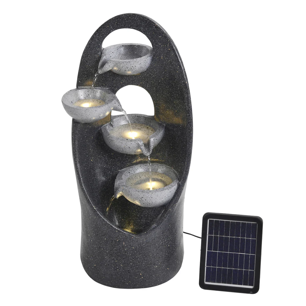 Breeins 4-Tier Cascading Garden Water Feature