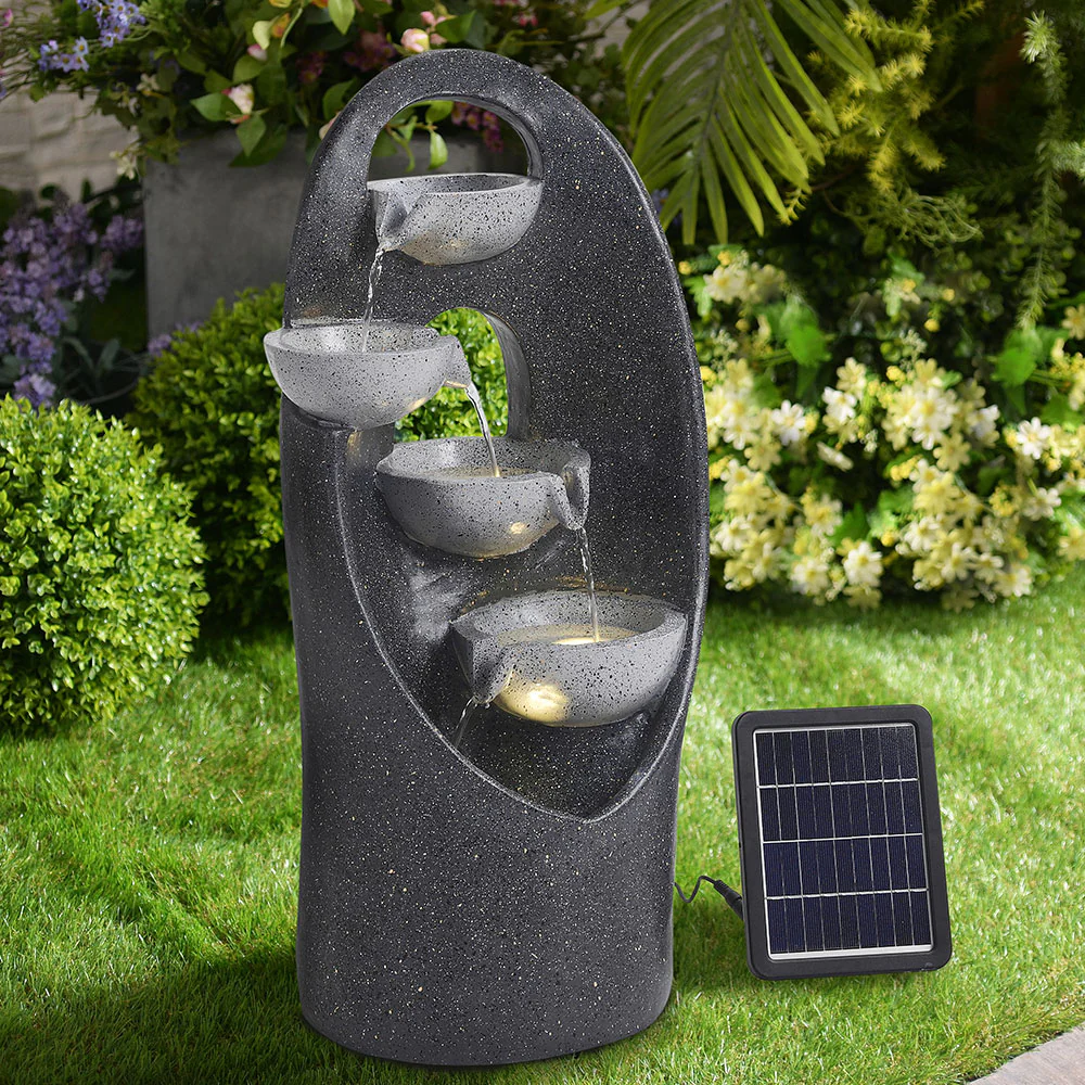 Breeins 4-Tier Cascading Garden Water Feature - Image 2