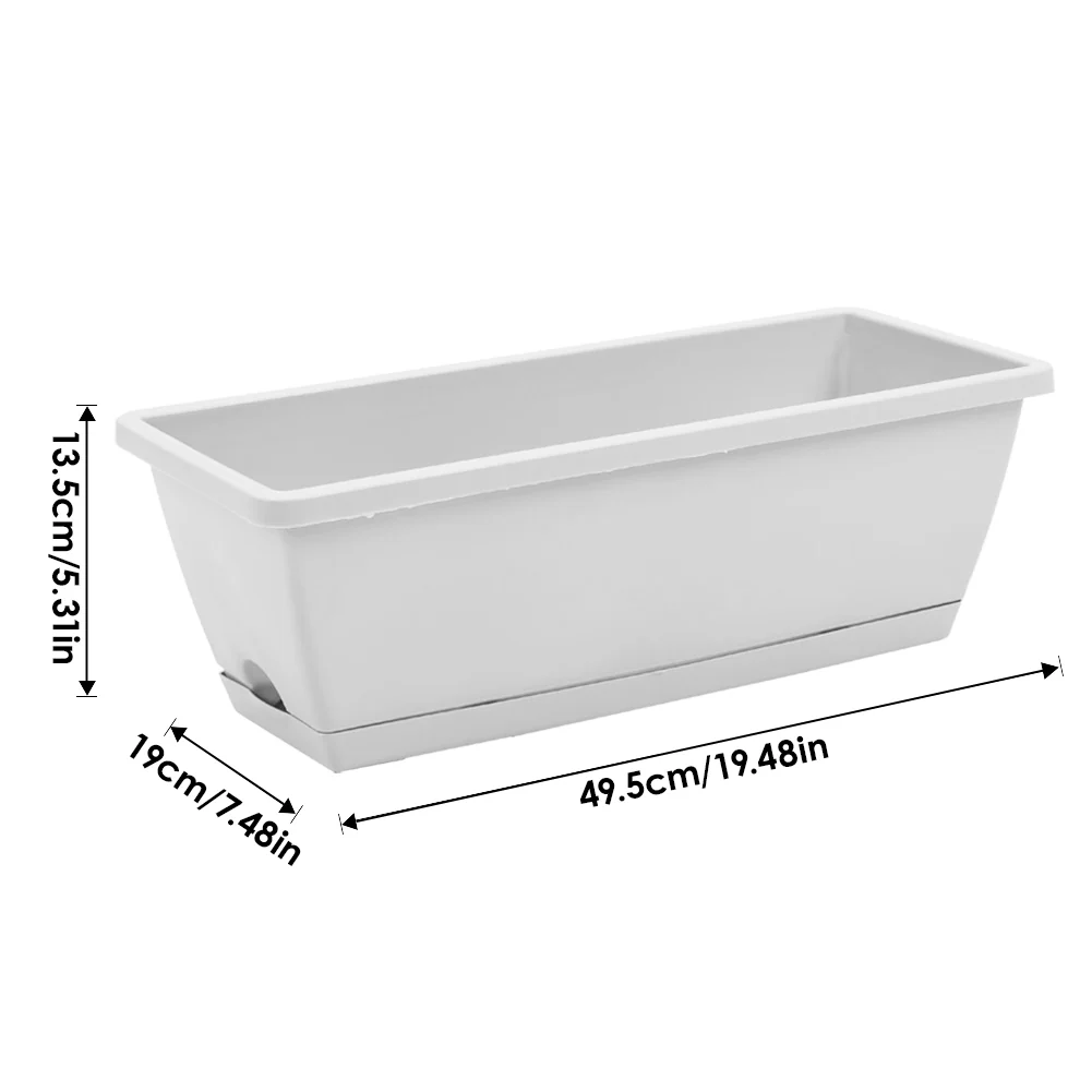 Breeins 5-Piece Rectangle Garden Planter Set - Image 7