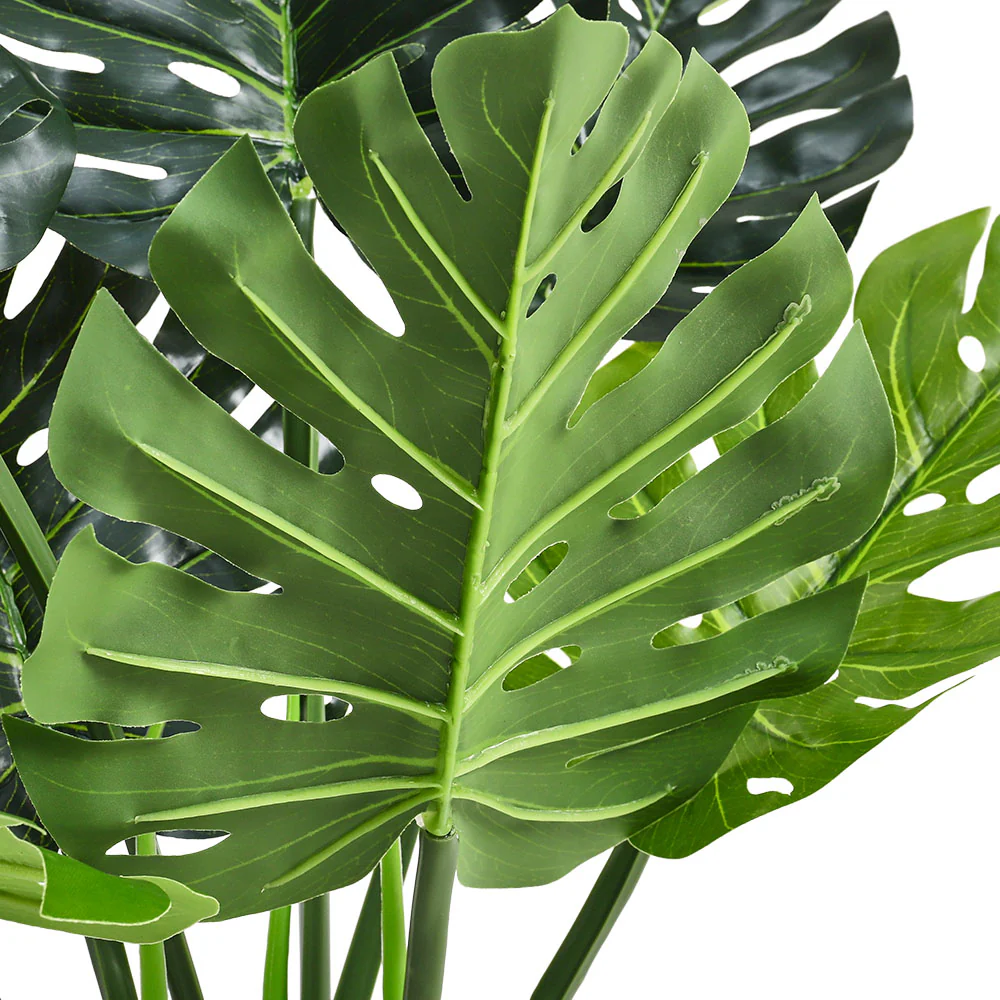 Breeins 65cm Artificial Tropical Monstera Tree Faux Plant in Pot - Image 4