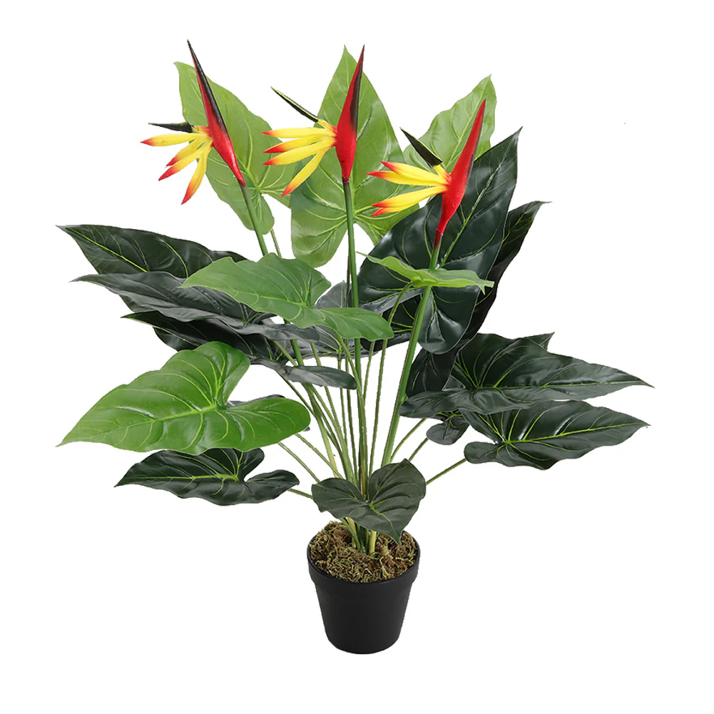 Breeins 75cm Artificial Potted Bird Of Paradise Palm Tree - Image 4