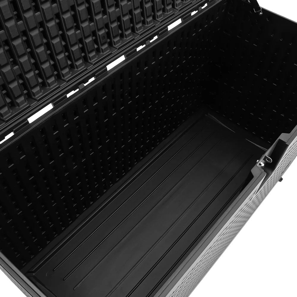 Breeins 99-Gallon Rattan Outdoor Deck Box - Image 11