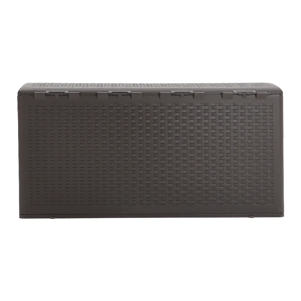 Breeins 99-Gallon Rattan Outdoor Deck Box - Image 7