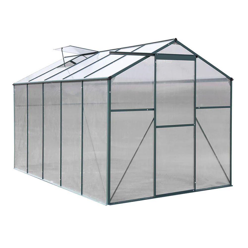 Breeins Aluminium Hobby 6 X 10ft Greenhouse With Window Opening - Image 3