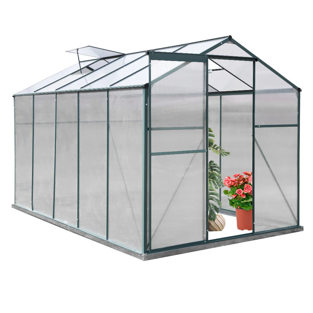 Breeins Aluminium Hobby 6 X 10ft Greenhouse With Window Opening - Image 4