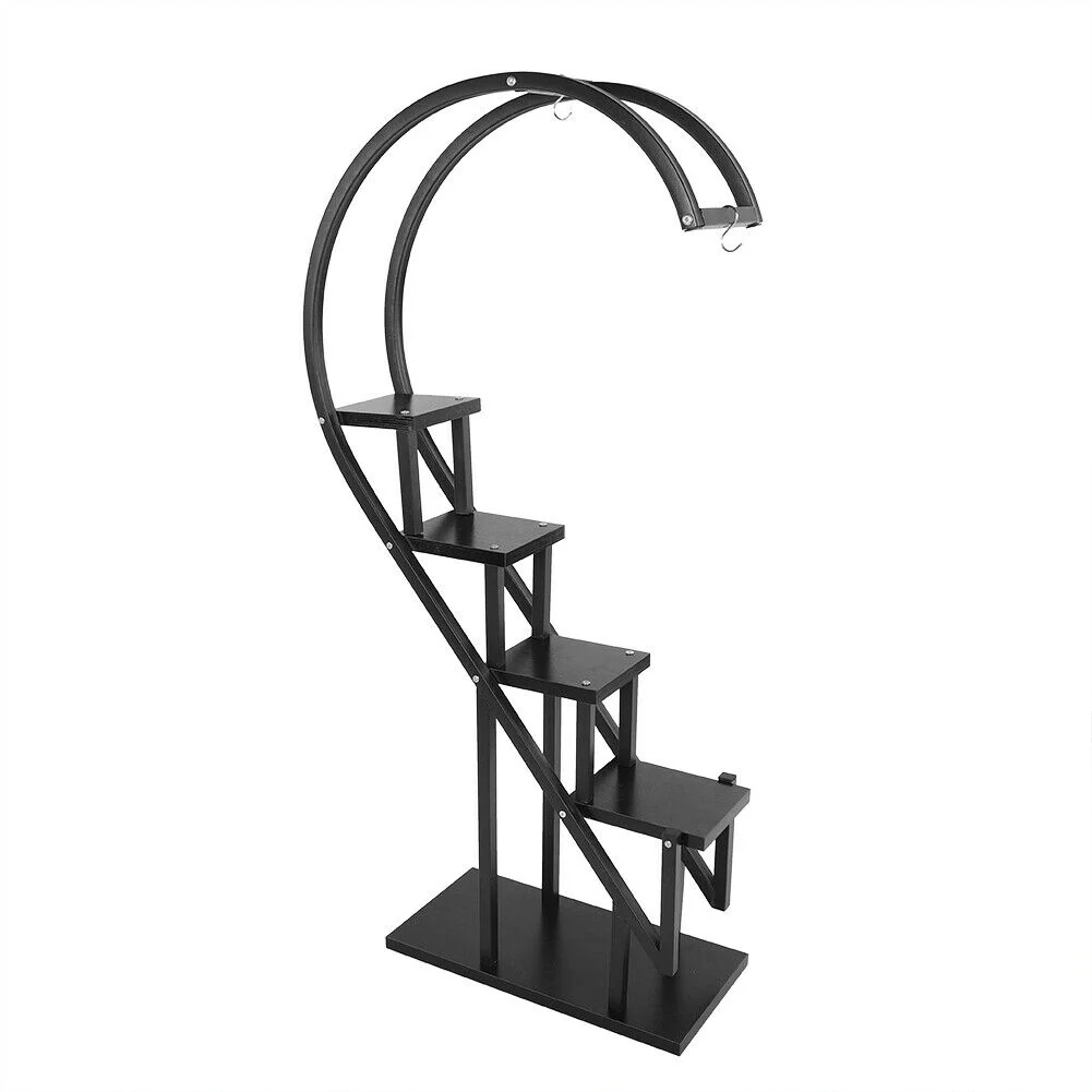 Breeins Arched Metal Plant Stand With Shelves - Image 5