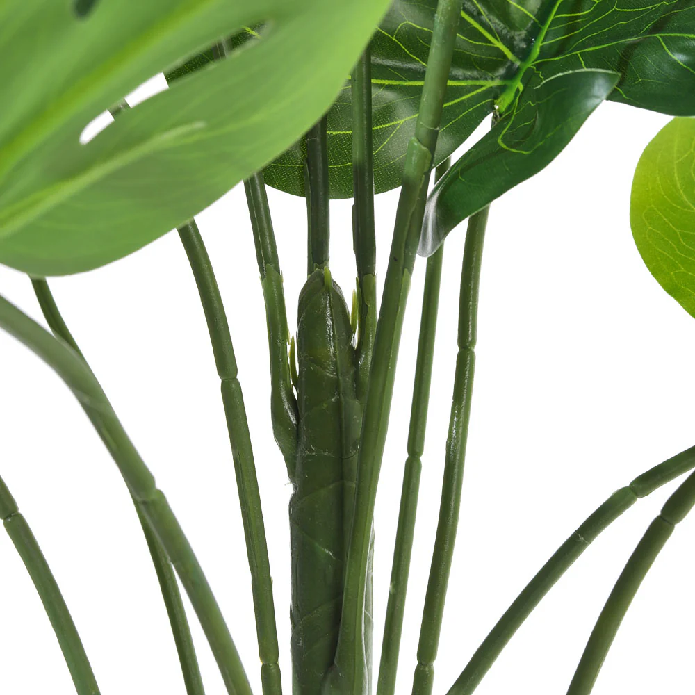 Breeins Artificial Monstera Deliciosa Tree In Pot For Decoration - Image 3