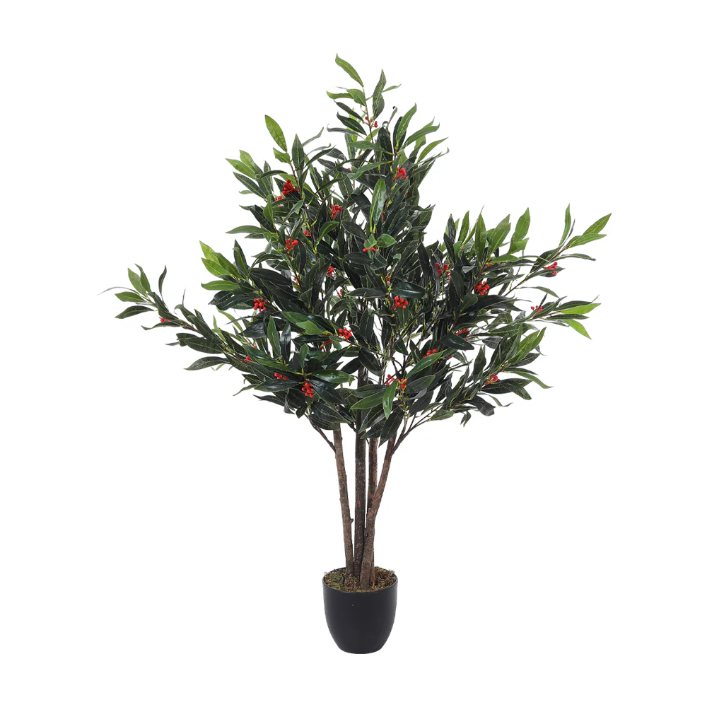 Breeins Artificial Olive Tree Decorative Plant In Planter - Image 2