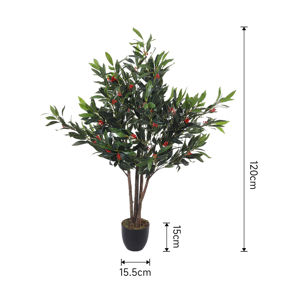 Breeins Artificial Olive Tree Decorative Plant In Planter - Image 7