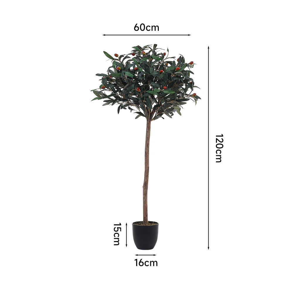 Breeins Artificial Olive Tree Decorative Plant In Planter - Image 5