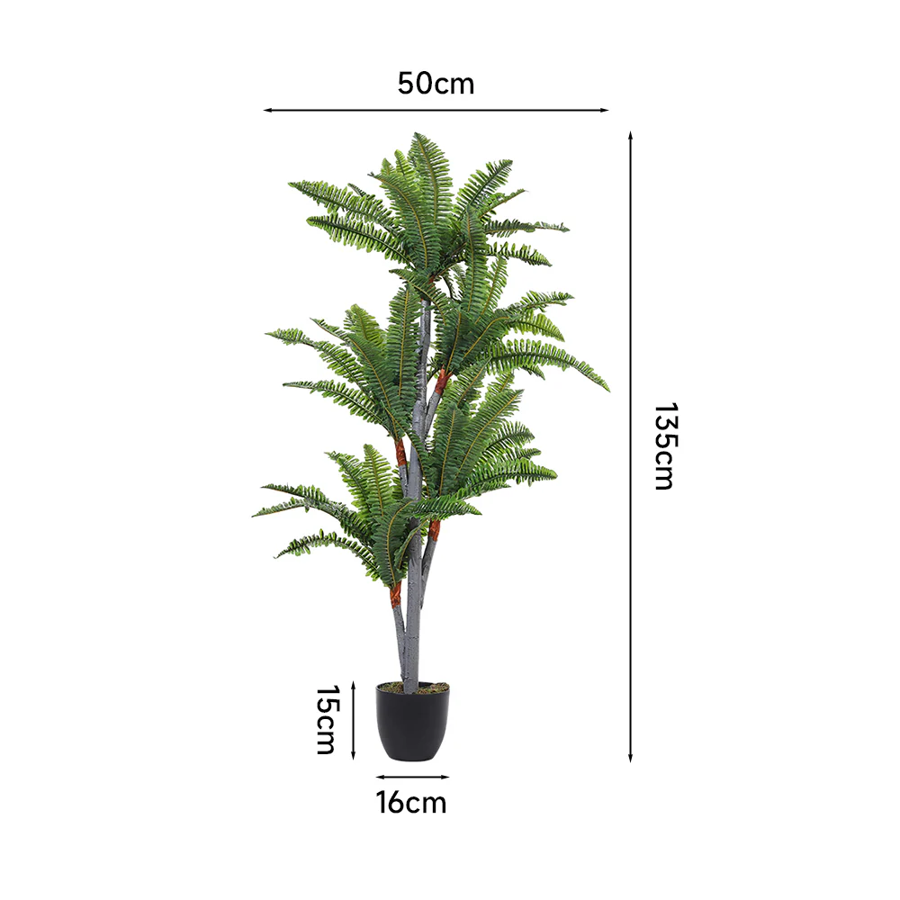 Breeins Artificial Persian Grass Decorative Plant In Planter - Image 7