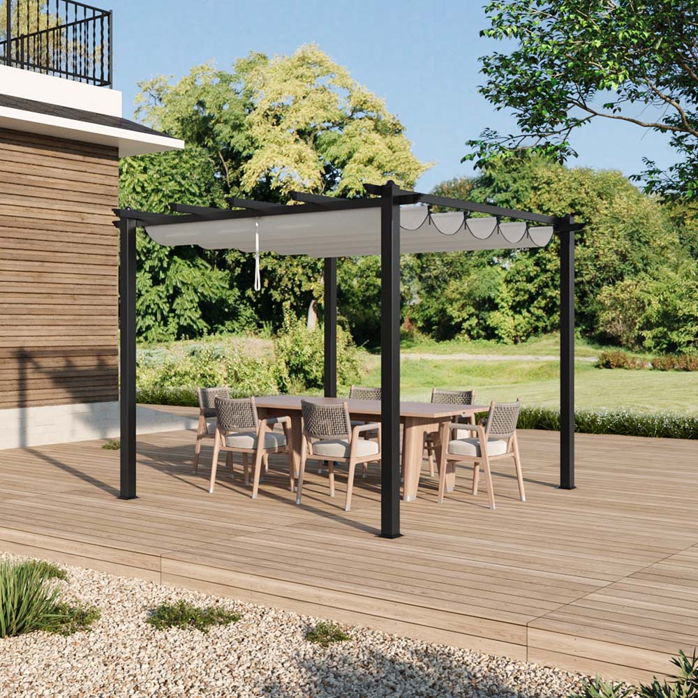 Breeins Backyard Aluminium Pergola With Sliding Roof - Image 2