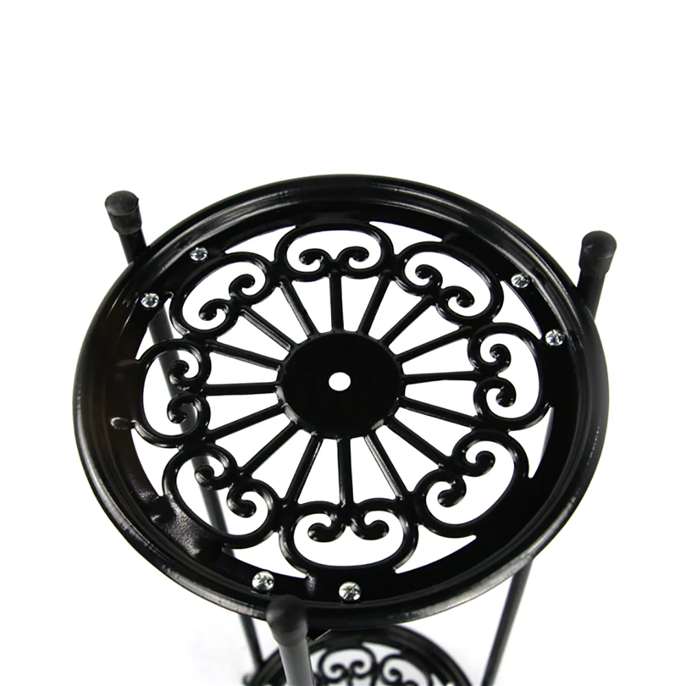 Breeins Black Metal Plant Display Rack - Image 5