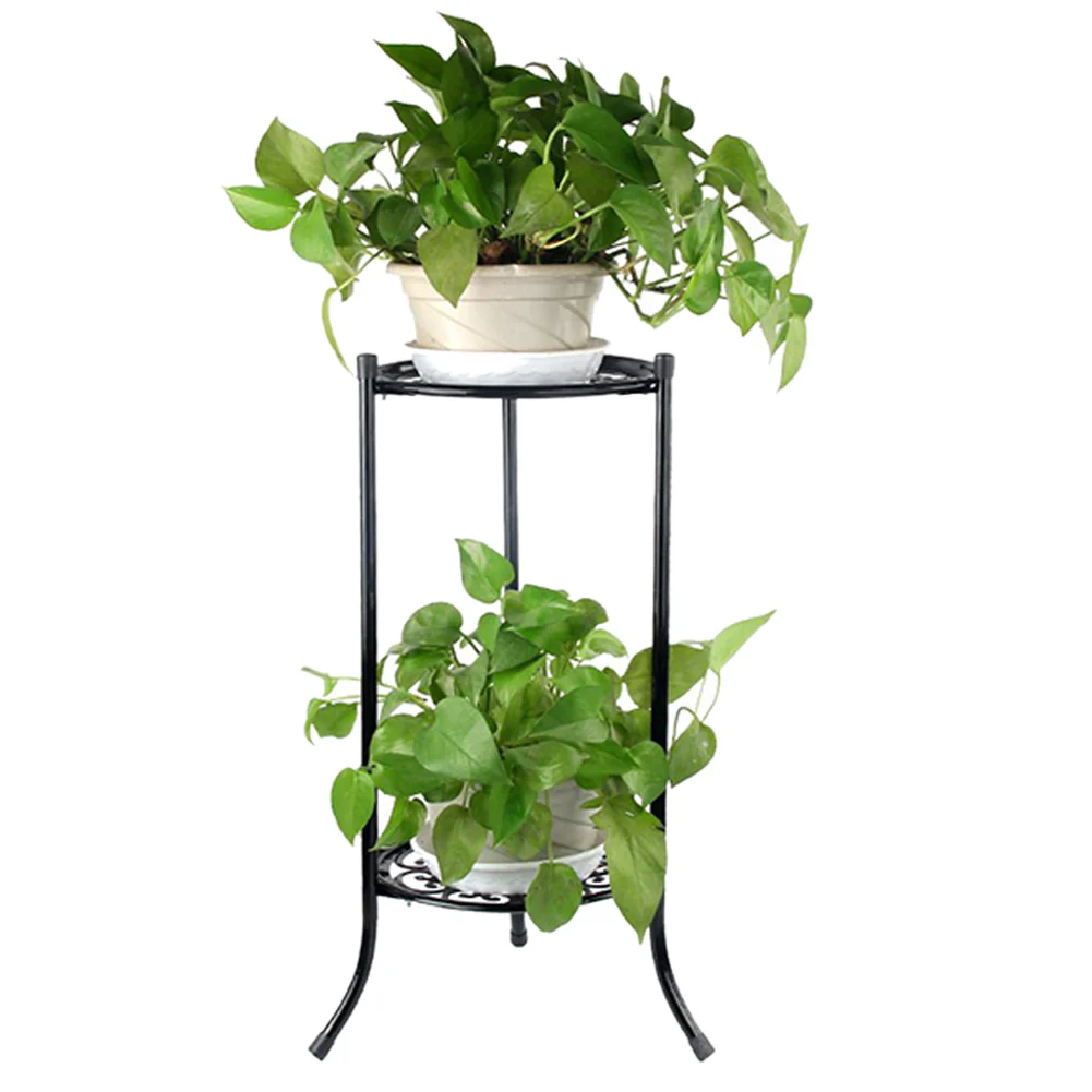 Breeins Black Metal Plant Display Rack - Image 6