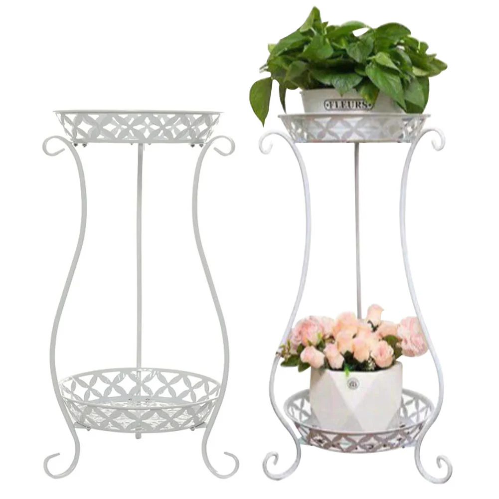 Breeins Decorative 2-Tier Metal Plant Stand - Image 5
