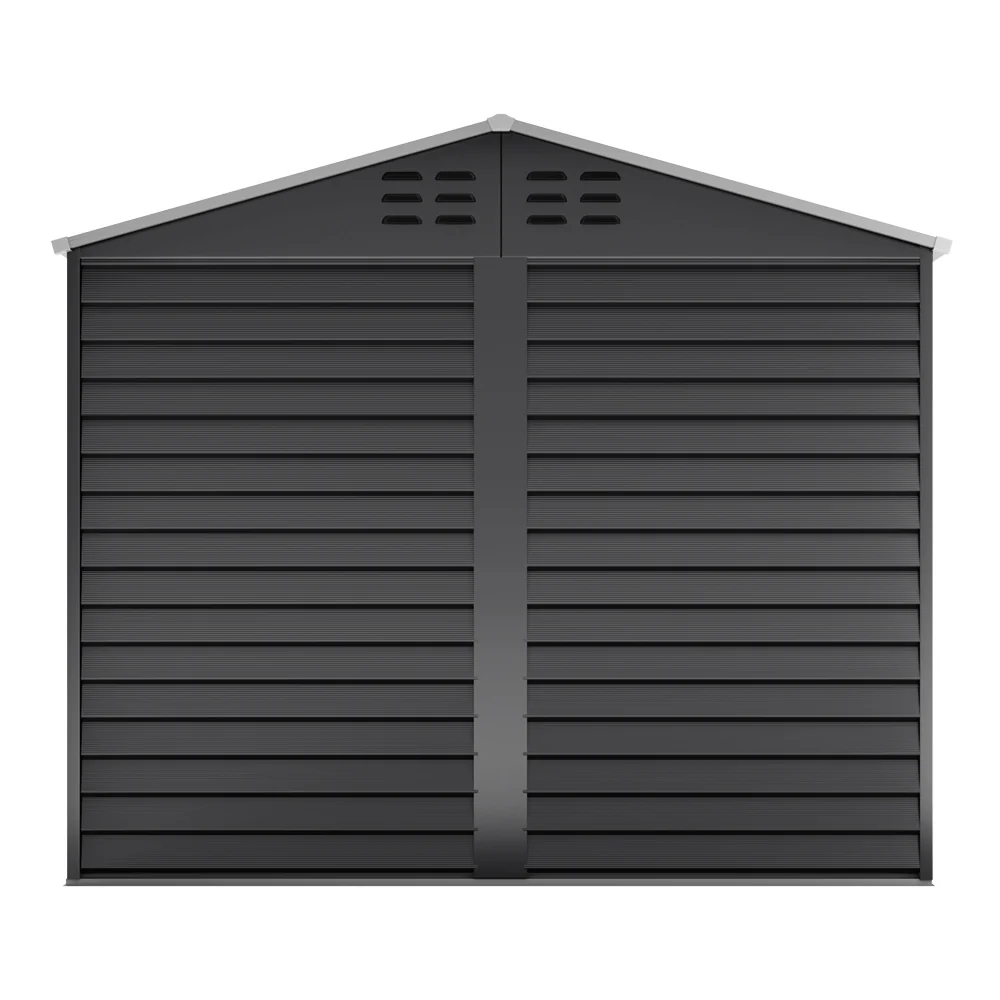 Breeins Durable Charcoal 8 X 8ft Tool Shed With Shelves - Image 6