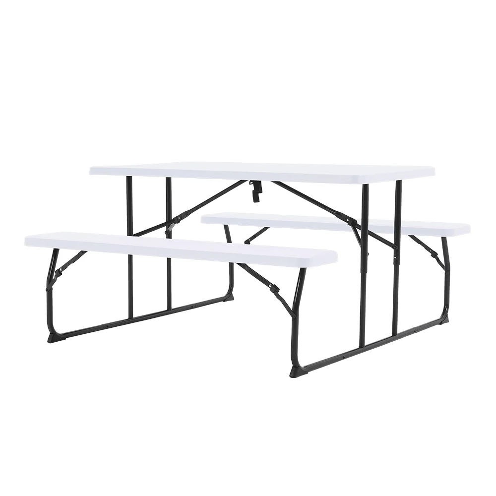 Breeins Foldable Picnic Table And Bench Set - Image 5