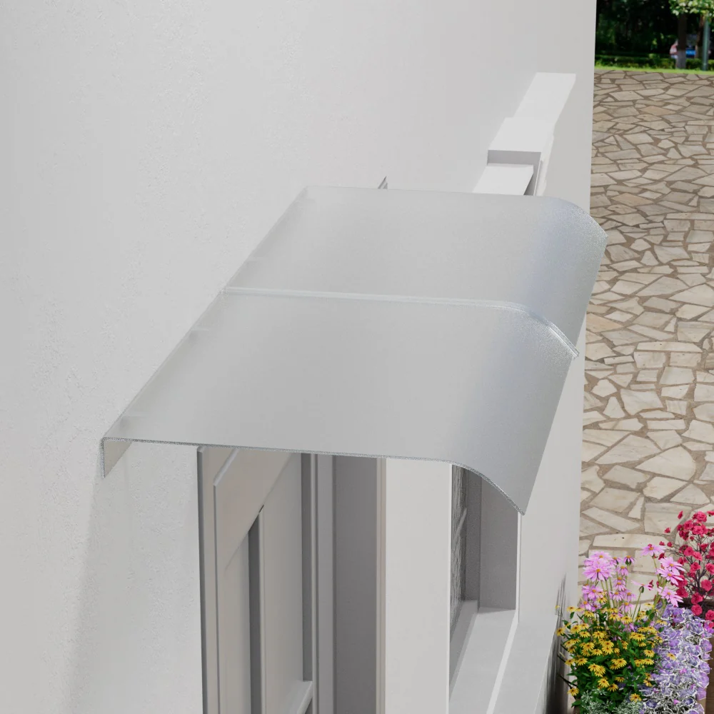 Breeins Frosted Window Door Awning Canopy - Image 3