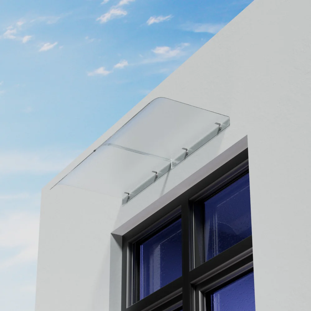 Breeins Frosted Window Door Awning Canopy - Image 4