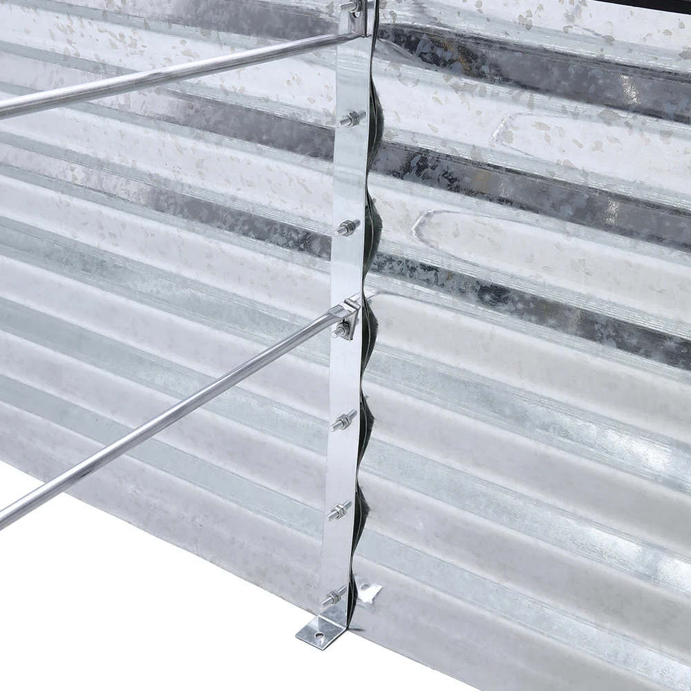 Breeins Galvanized Steel Outdoor Plant Bed - Image 3