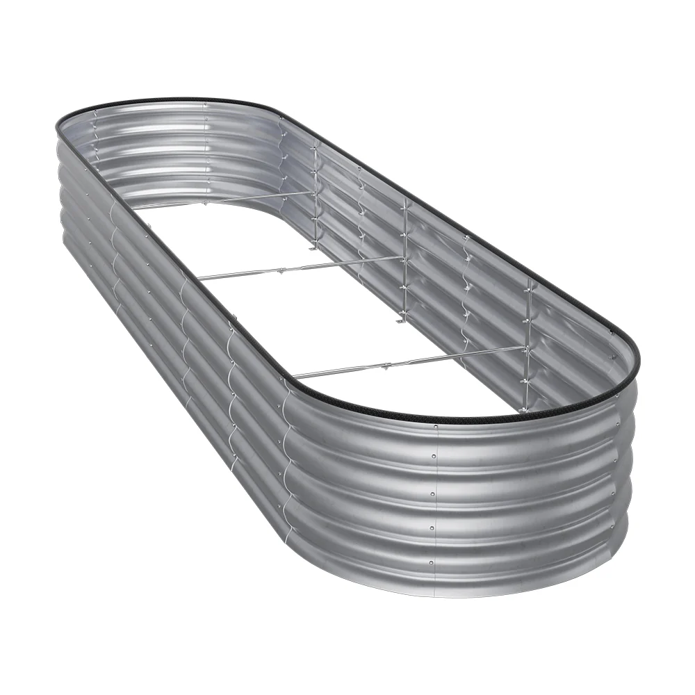 Breeins Galvanized Steel Outdoor Plant Bed - Image 5