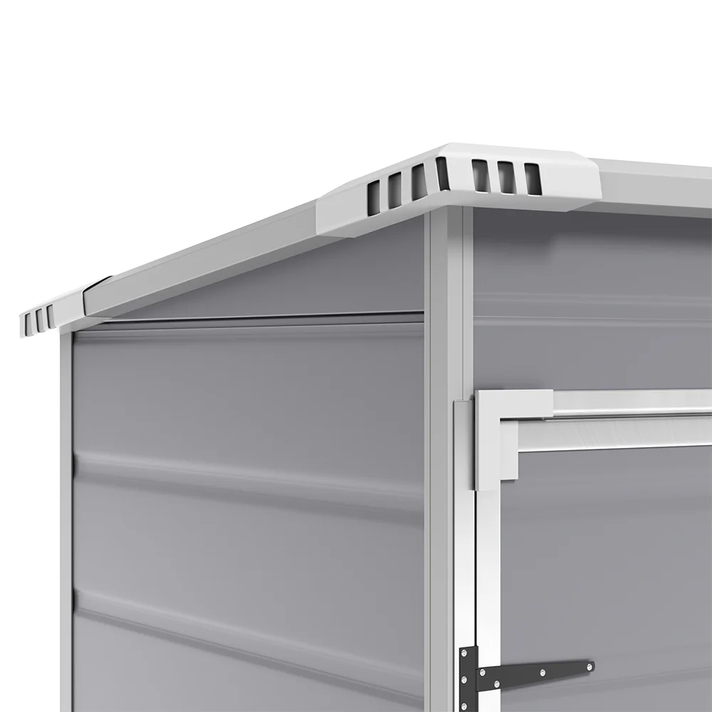Breeins Garden Plastic Storage And Tool Shed With Lockable Door And Window - Image 6