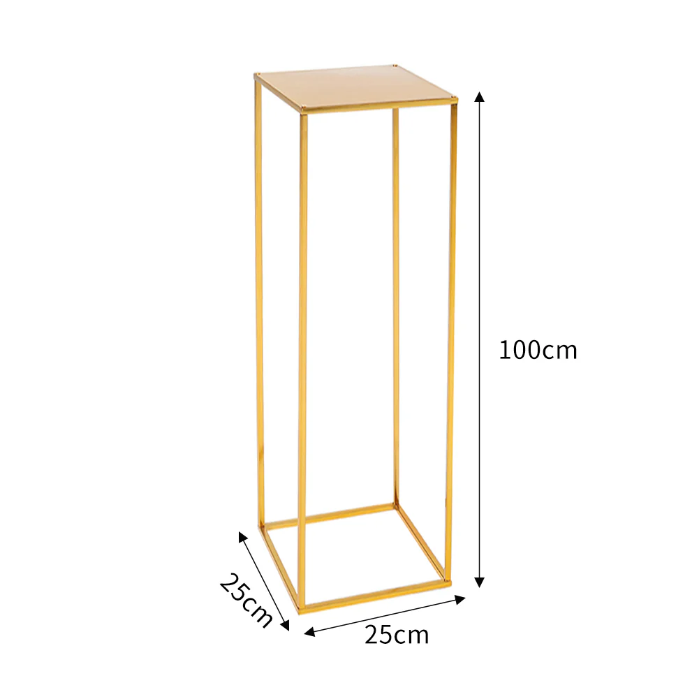 Breeins Gold Flower Vase Column Stand For Home Party Wedding Decorations - Image 8