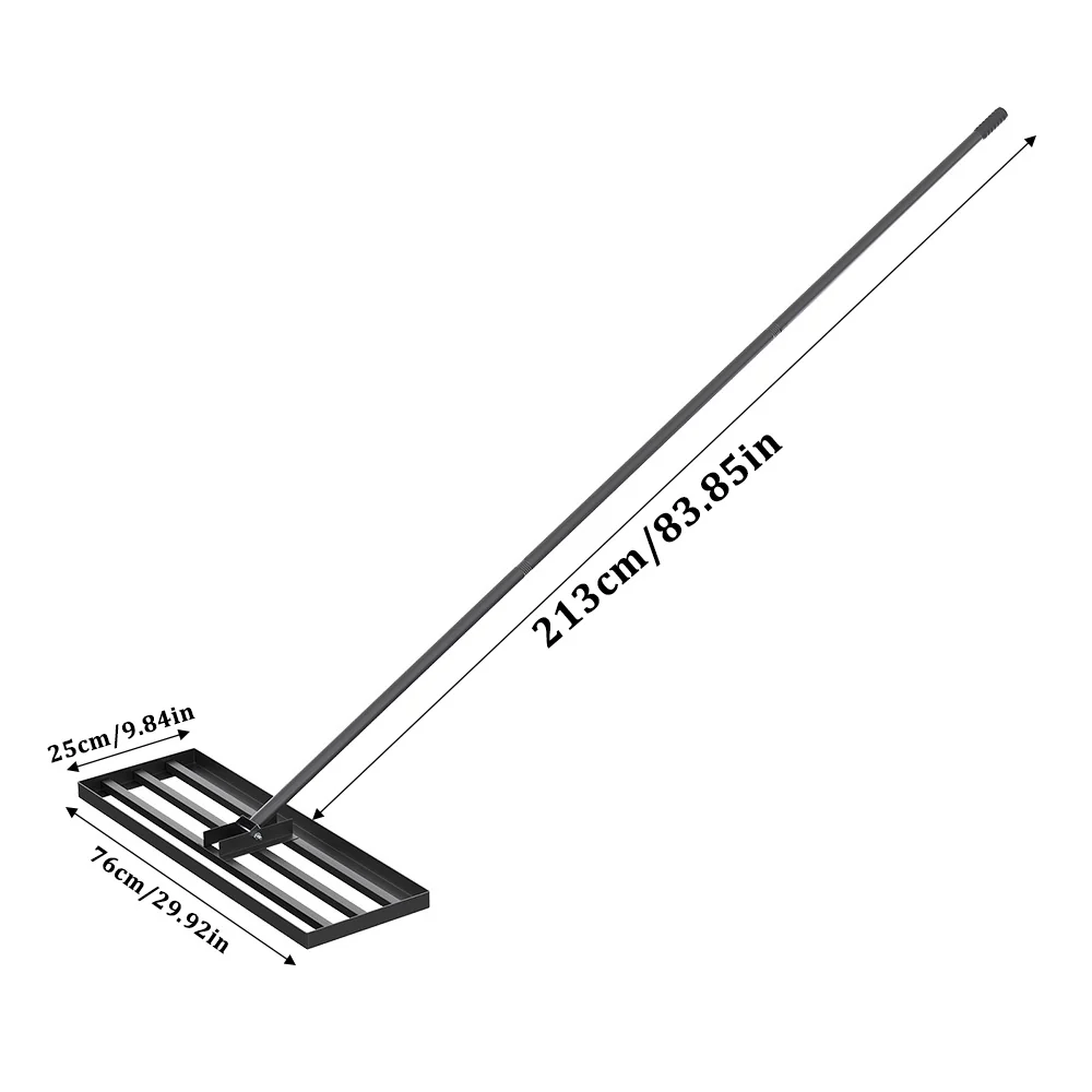 Breeins Lawn Levelling Rake with 213cm Stainless Steel Handle - Image 11