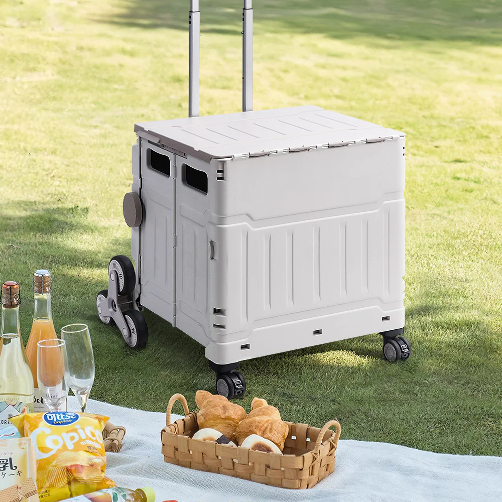 Breeins Multiuse Rolling Folding Utility Crate - Image 2