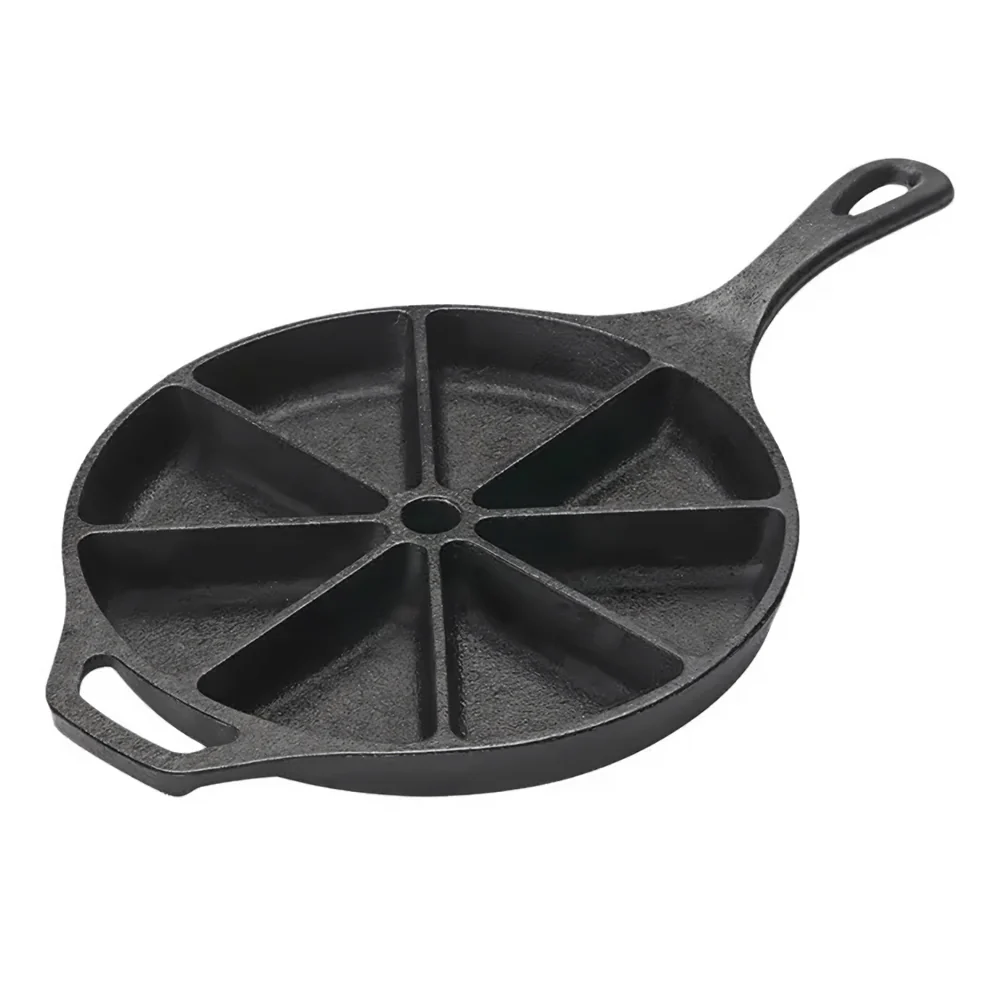 Breeins Non-stick 8-section Cast Iron Cornbread Pan