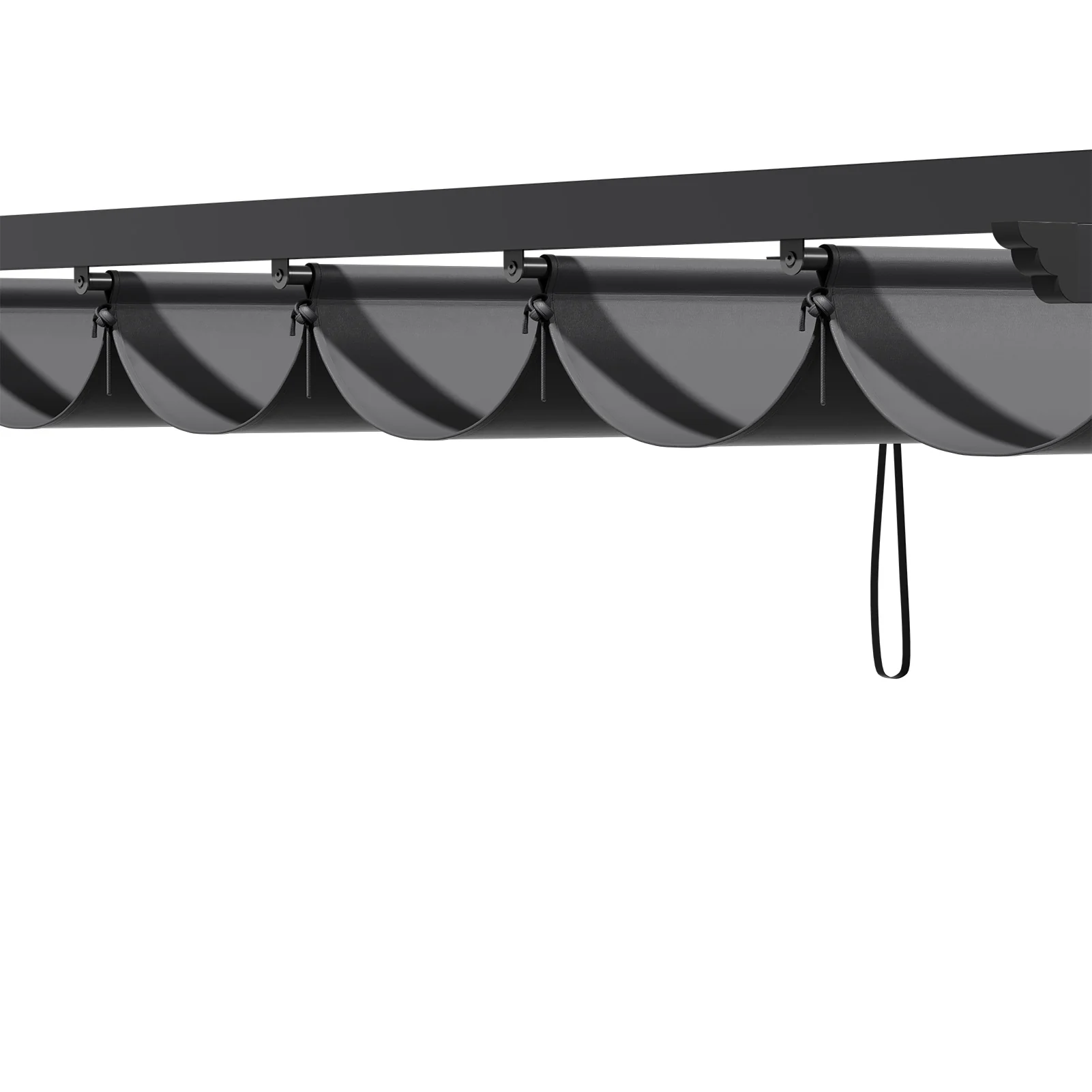 Breeins Outdoor Lean To Retractable Pergola With Canopy - Image 6