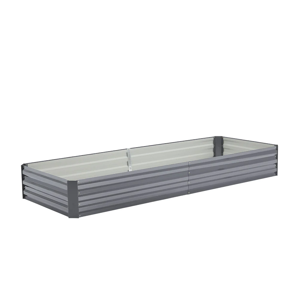 Breeins Outdoor Rectangular Metal Raised Garden Bed - Image 7