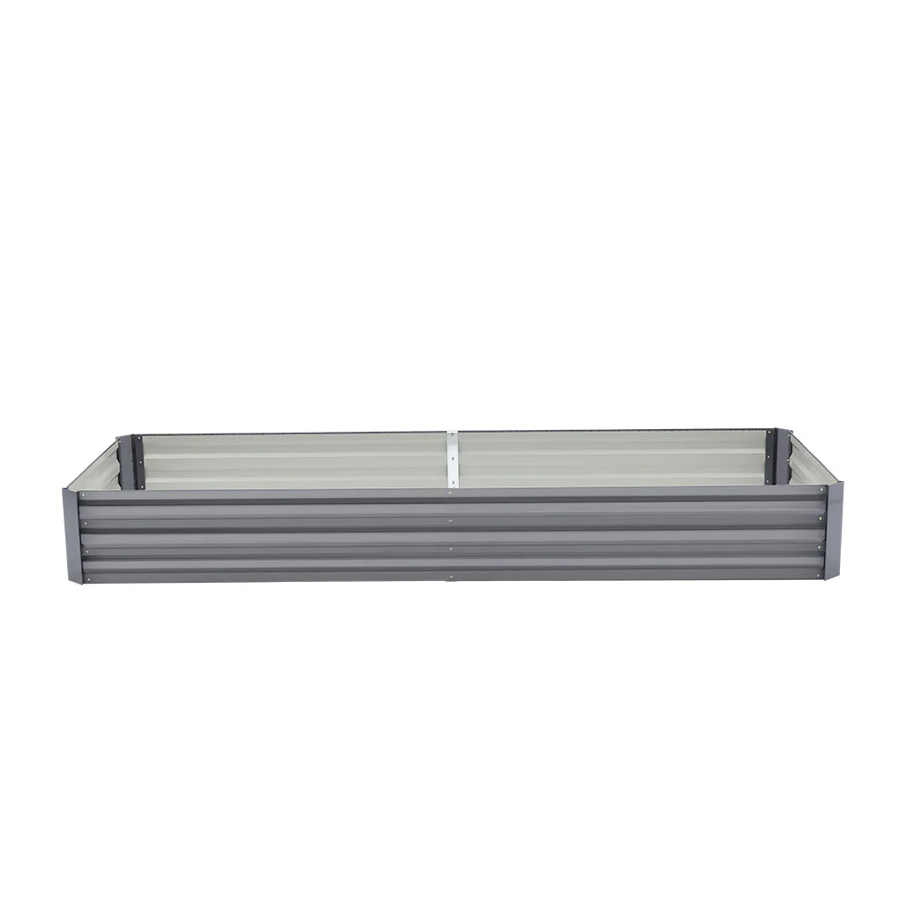 Breeins Outdoor Rectangular Metal Raised Garden Bed - Image 8